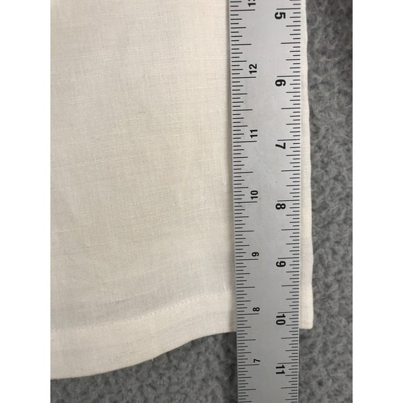 Vintage NWT Vested Romper Size 12 Casual Chic Beachwear Ivory Matching Earrings* - Picture 9 of 13